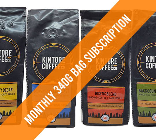 Monthly Subscription - 340g Bag - Kintore Coffee Co